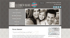 Desktop Screenshot of elizabethblakeorthodontics.com