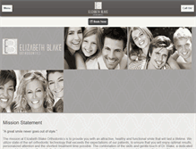 Tablet Screenshot of elizabethblakeorthodontics.com